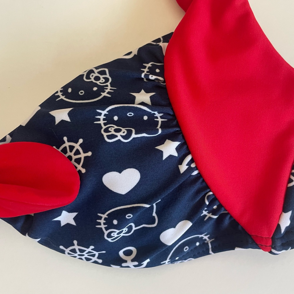 Sanrio Hello Kitty sailor style bikini top large - Picture 2 of 4
